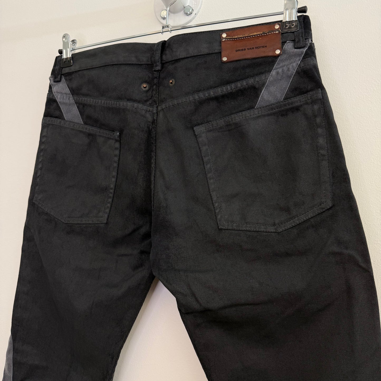 Dries van Noten A/W 2014 waxed bondage jeans