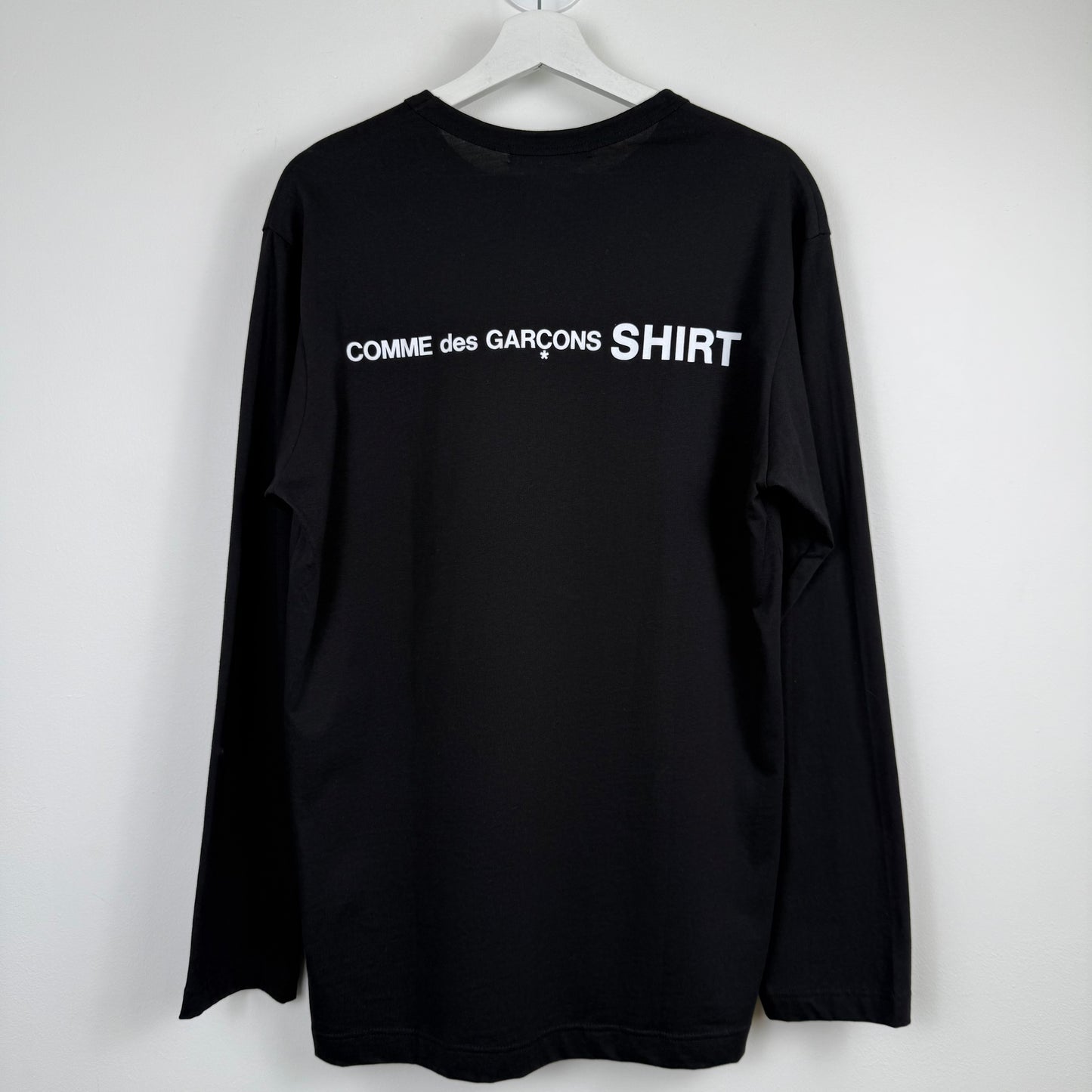 Comme des Garçons SHIRT Logo Longsleeve T-Shirt Black