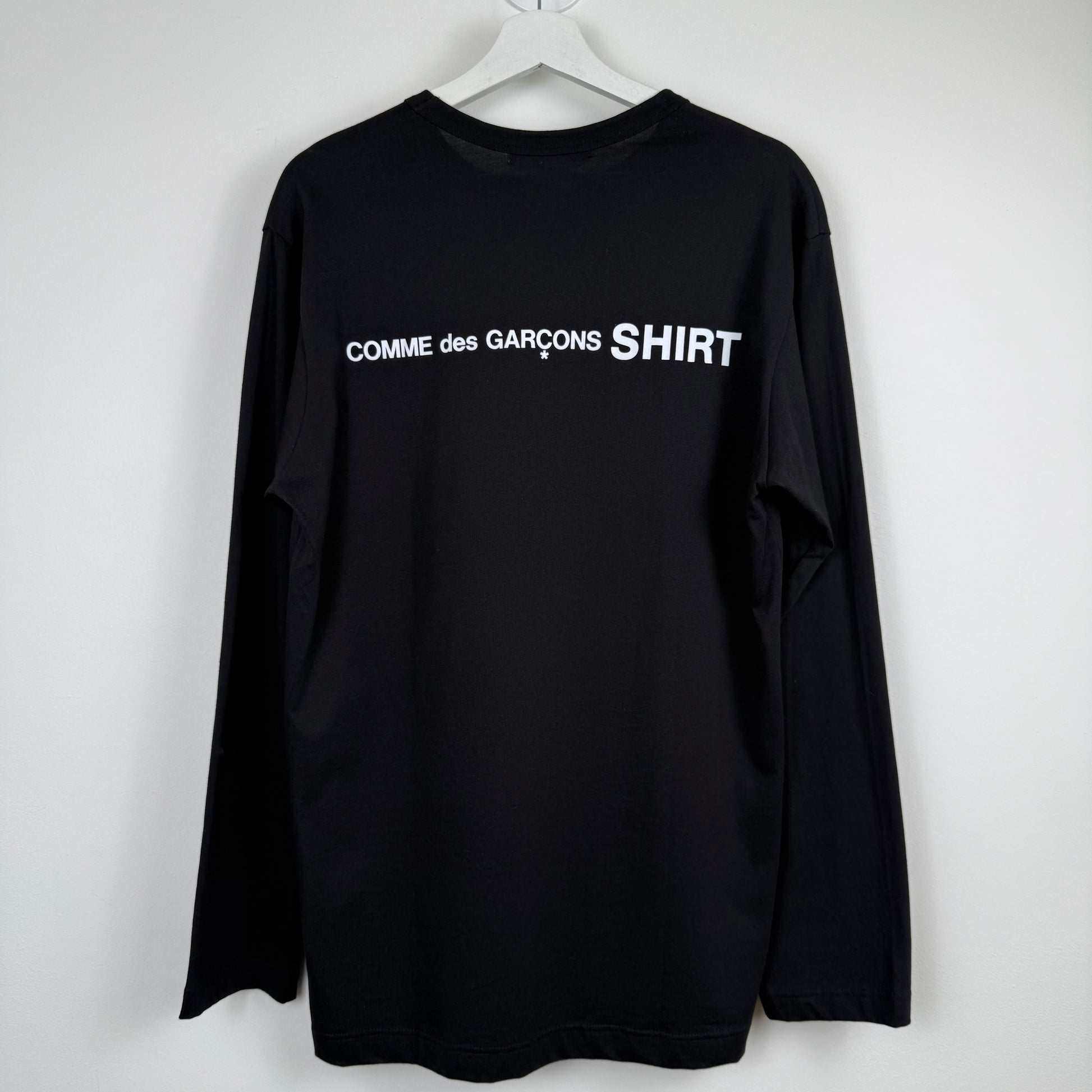 Comme des Garçons SHIRT Logo Longsleeve T-Shirt Black