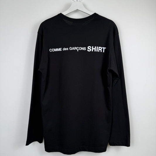 Comme des Garçons SHIRT Logo Longsleeve T-Shirt Black