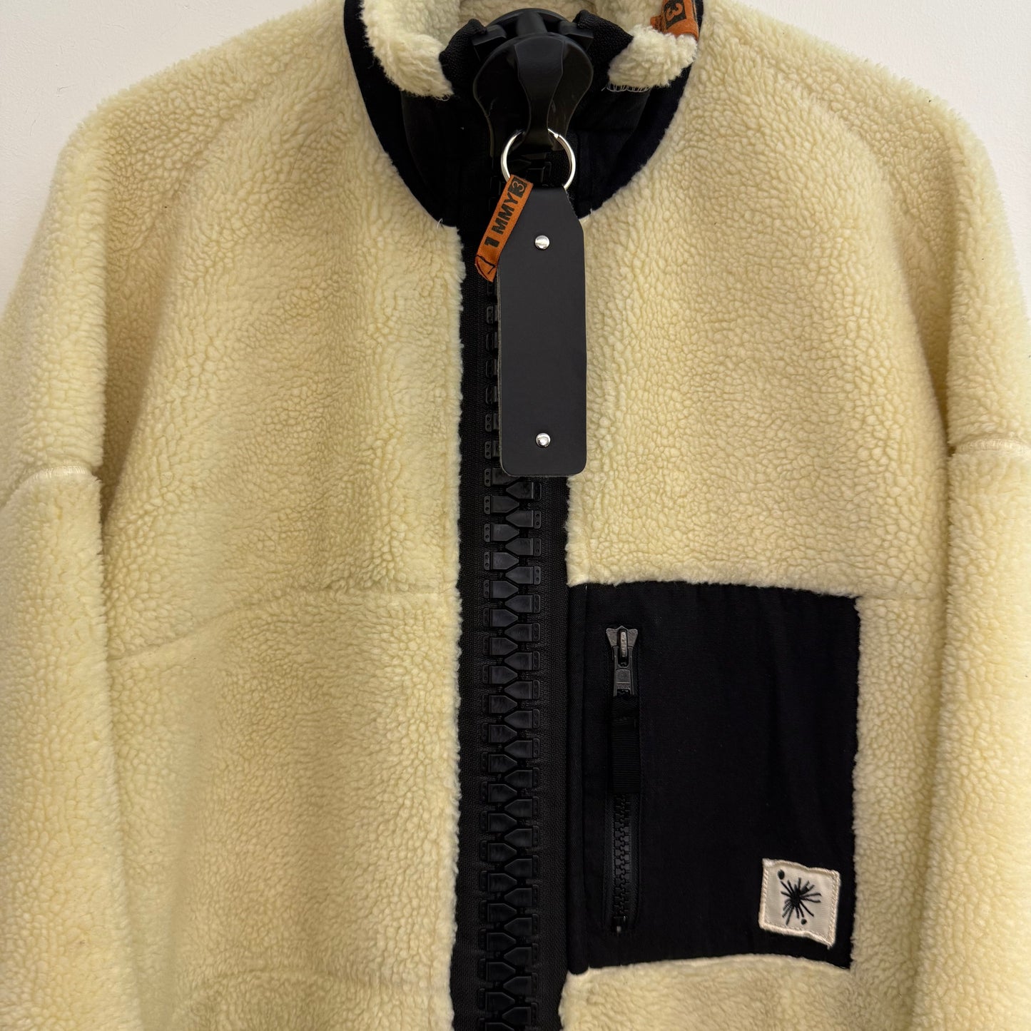 Maison Mihara Yasuhiro Big Zipper Boa Fleece Jacket
