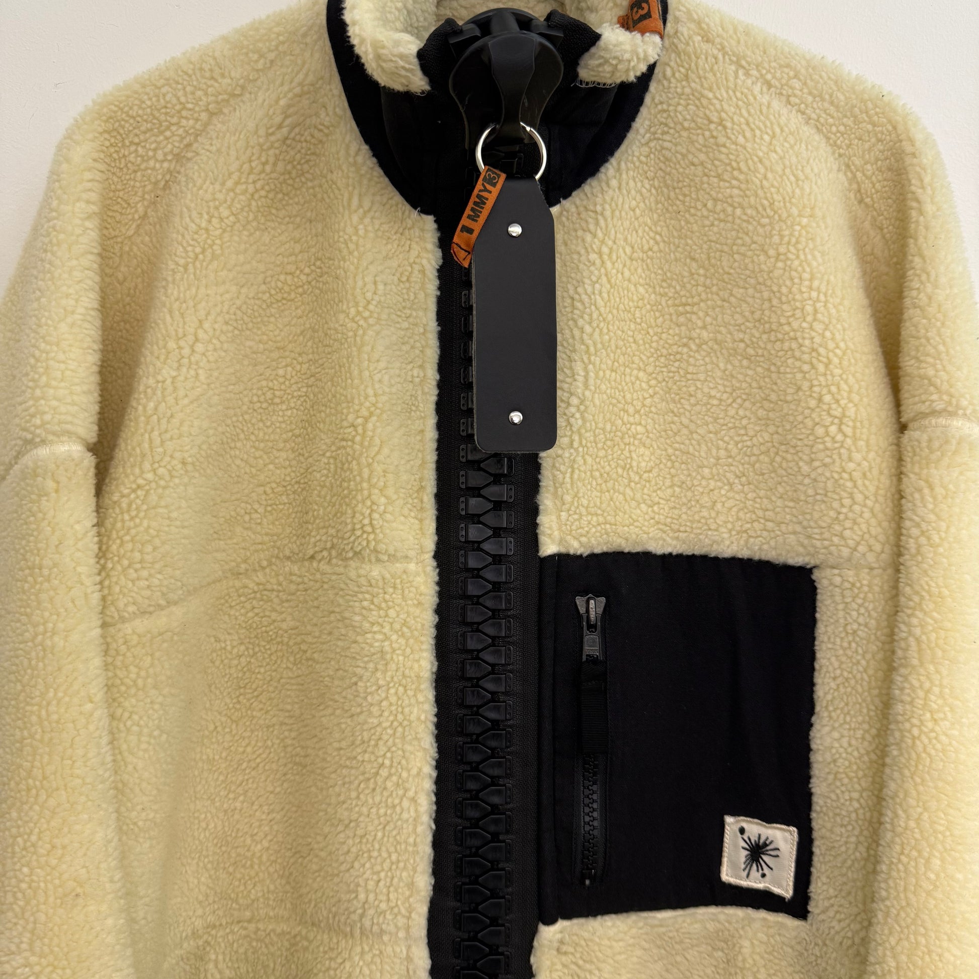 Maison Mihara Yasuhiro Big Zipper Boa Fleece Jacket