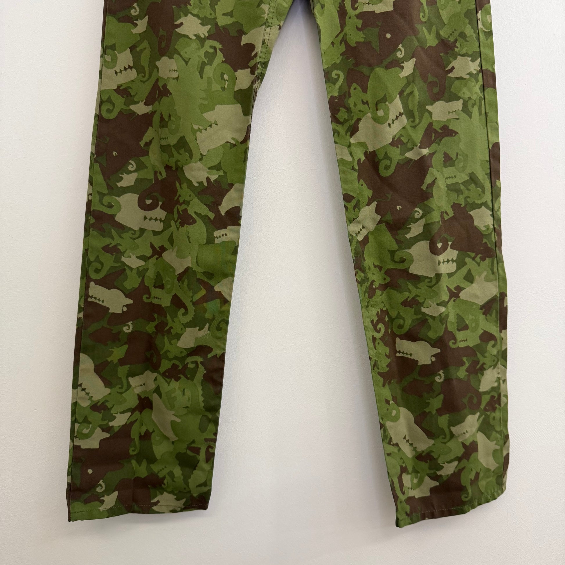 Comme des Garçons Black FW15 Dino Camouflage Trousers