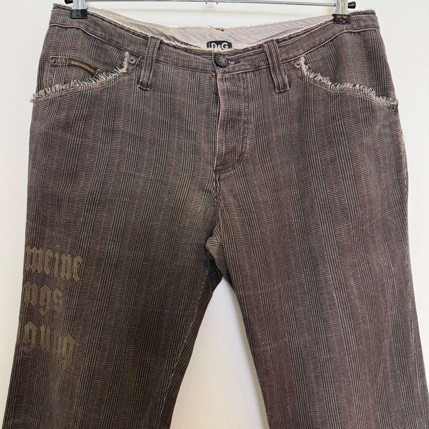 Dolce & Gabbana geruite broek