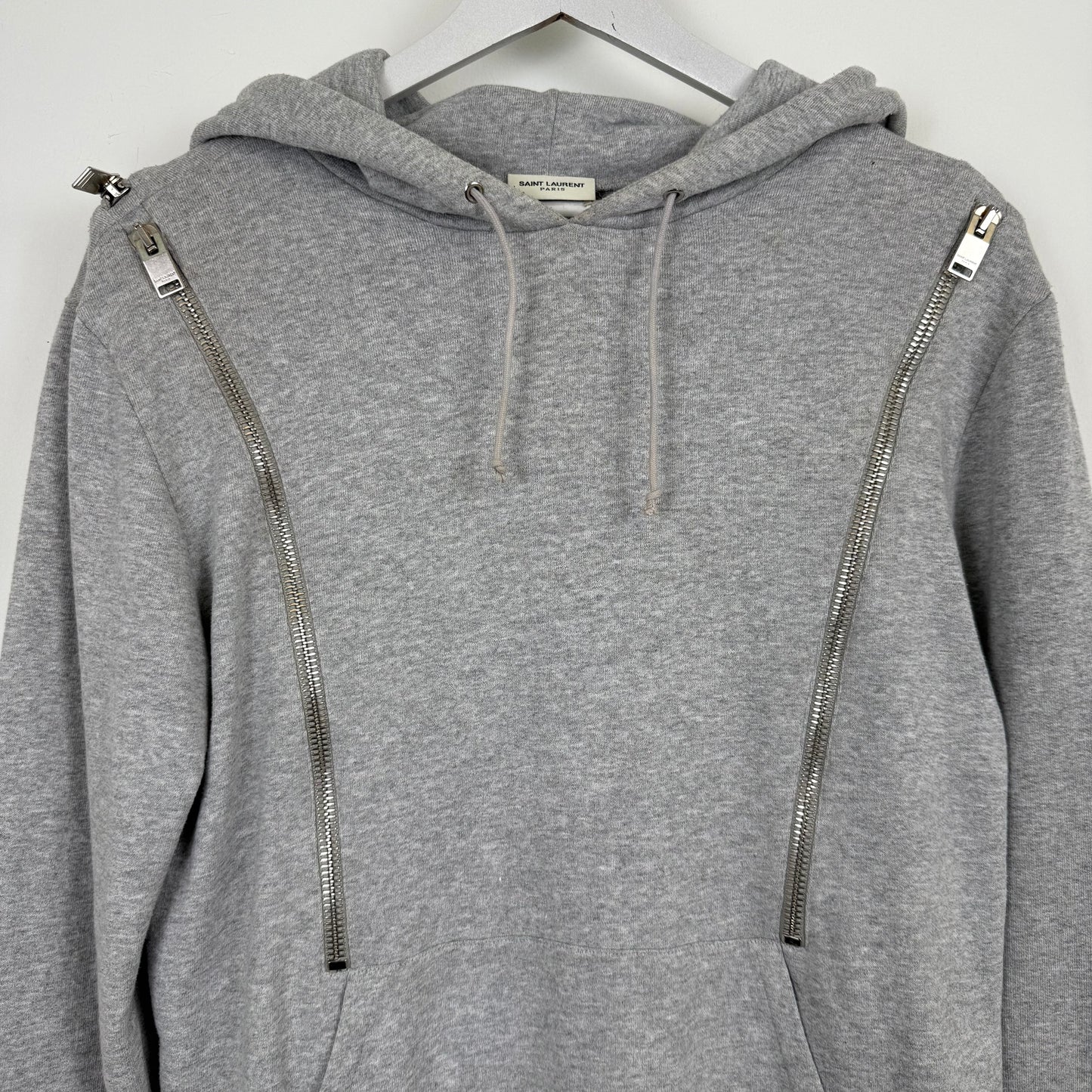 Saint Laurent Paris by Hedi Slimane Multi-Zip Hoodie