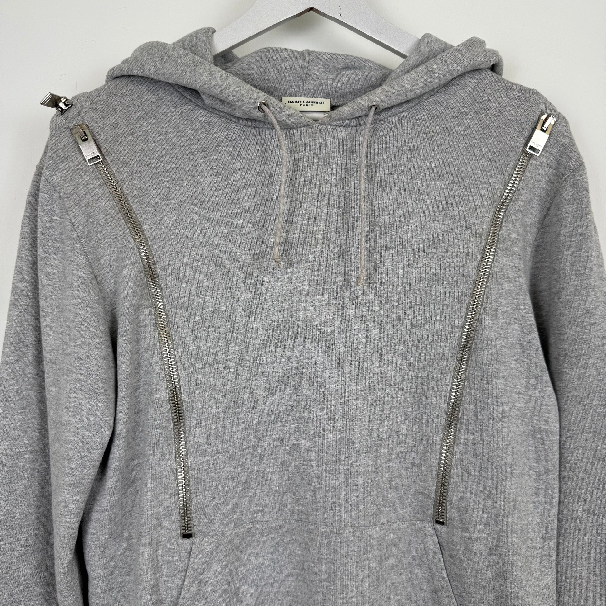 Saint Laurent Paris by Hedi Slimane Multi-Zip Hoodie