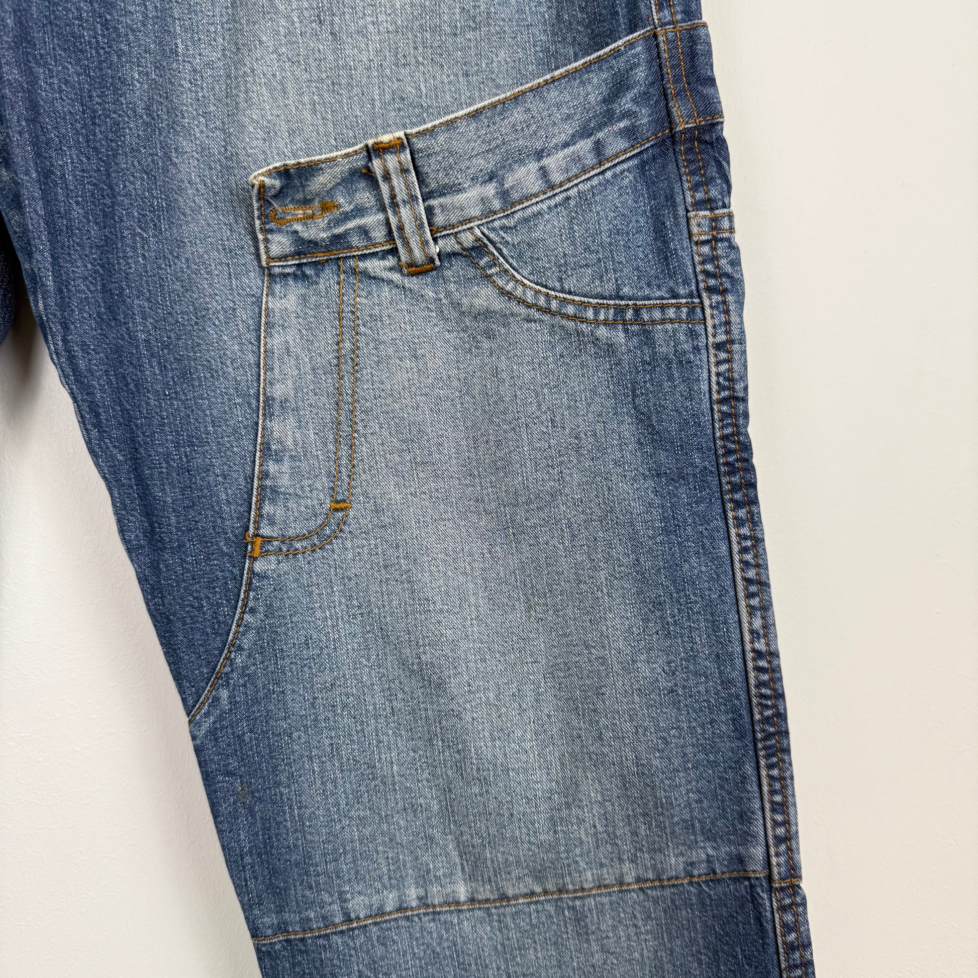 D&G Dolce & Gabbana Reconstructed Multi-Pocket Jeans
