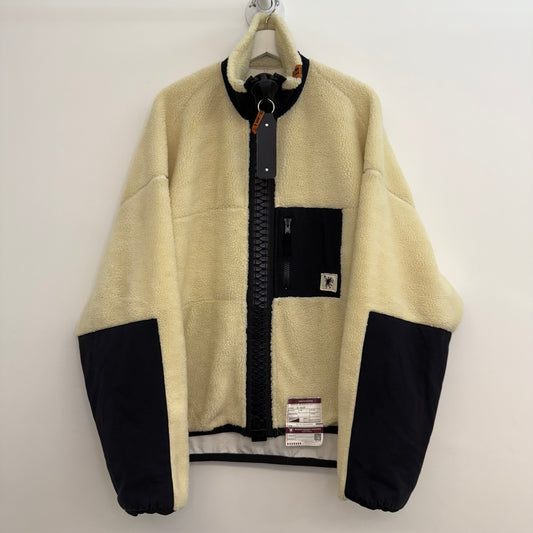 Maison Mihara Yasuhiro Big Zipper Boa Fleece Jacket