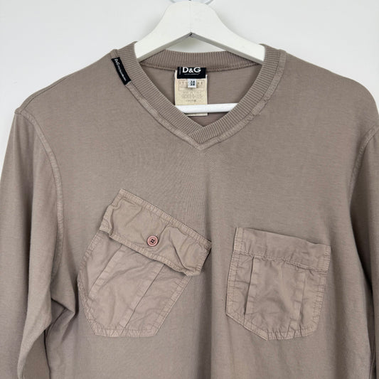 D&G Dolce & Gabbana "Private Property" Cargo Long Sleeve (2003)