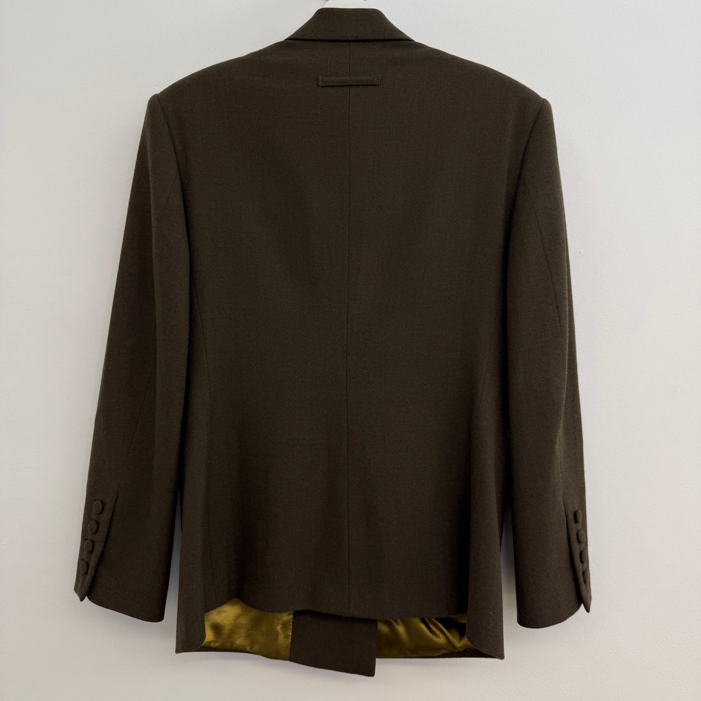 Jean Paul Gaultier Femme tailor made green colbert