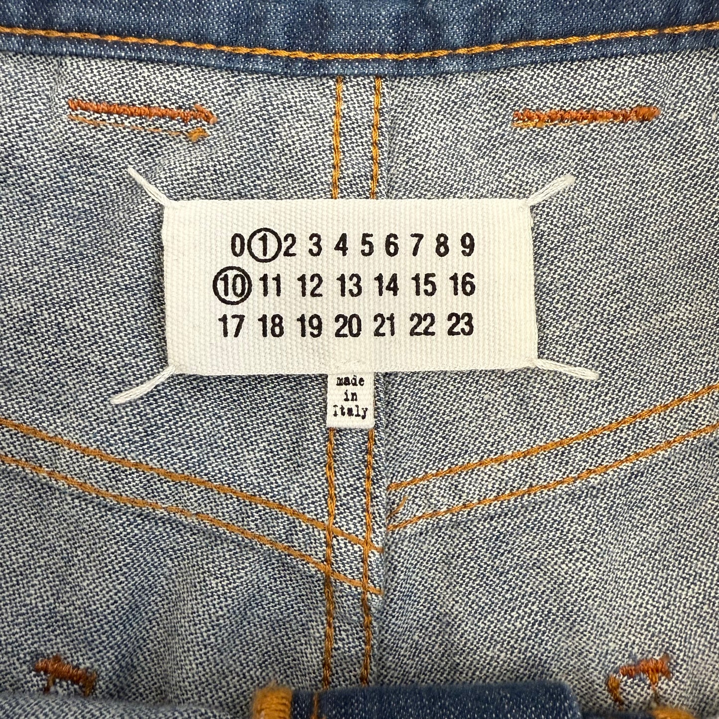 Maison Margiela wide faded carpenter jeans