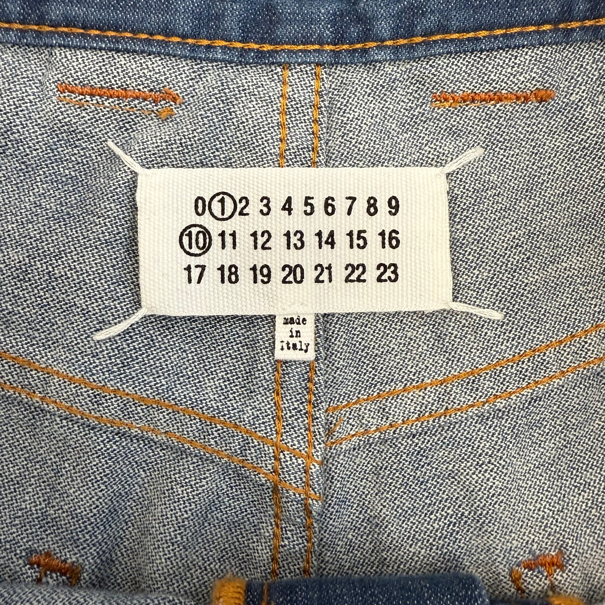 Maison Margiela wide faded carpenter jeans