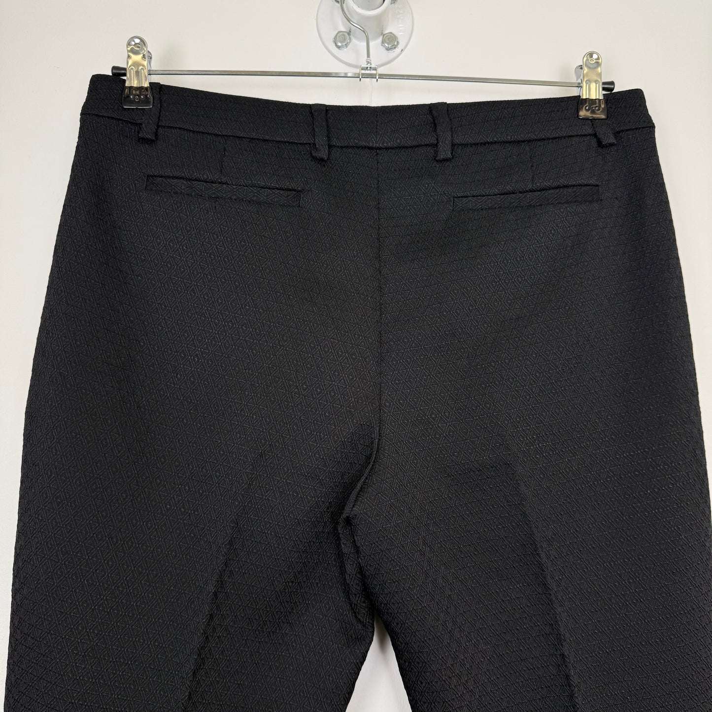 Dries van Noten Textured Slim-Fit trousers with ankle zips