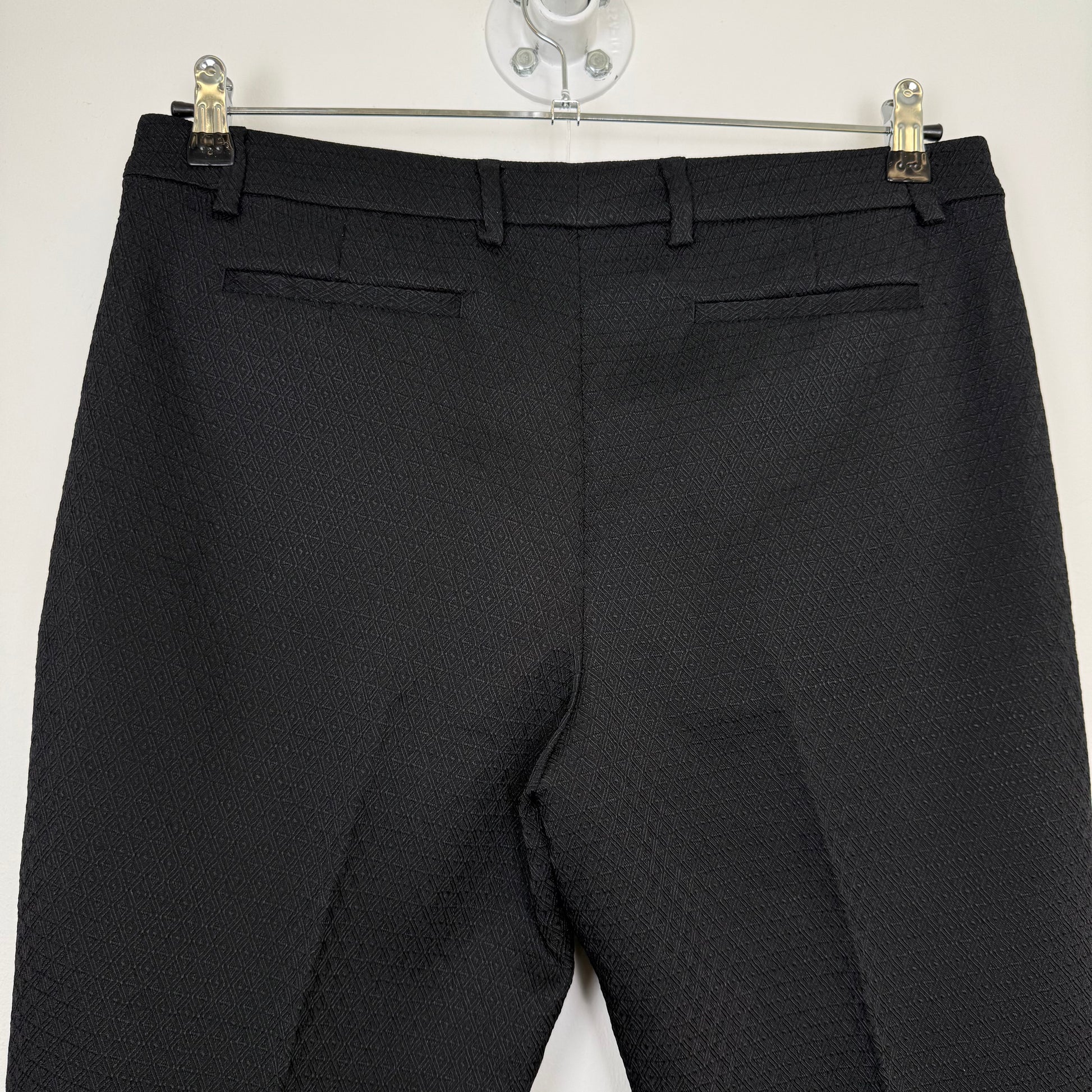 Dries van Noten Textured Slim-Fit trousers with ankle zips