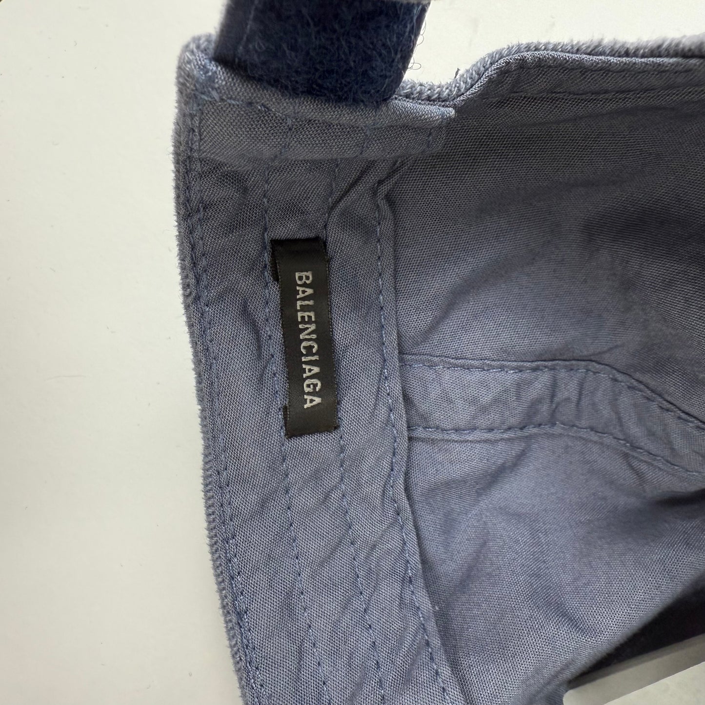 Balenciaga Embroidered Logo Distressed Cap (2023)