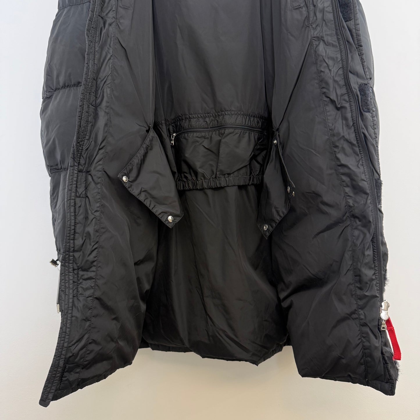 Prada Sport Linea Rossa Long Puffer Coat (ca. 2000-2004)