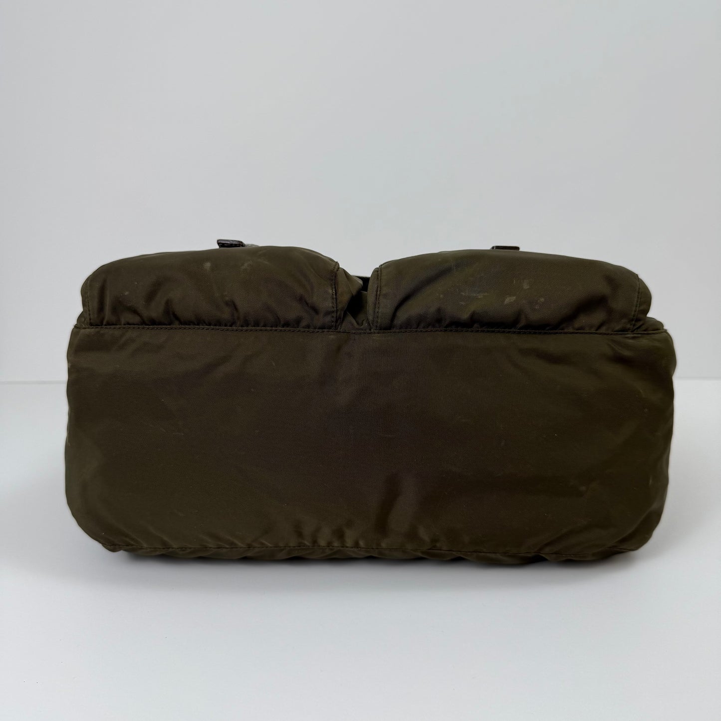 Prada Milano Nylon Double Pocket Messenger Bag