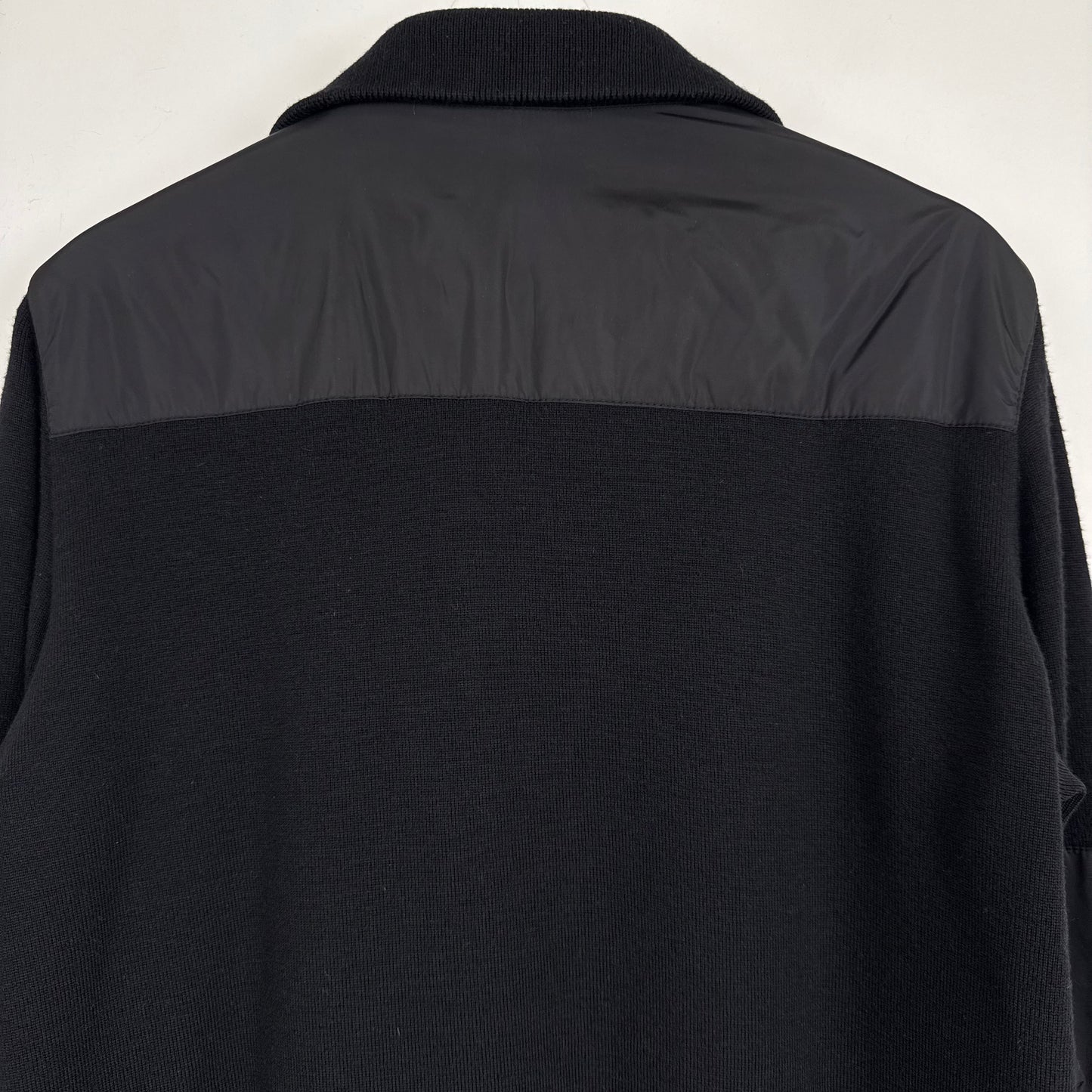 Prada Sport / Linea Rossa Wool & Nylon Hybrid Zip Jacket
