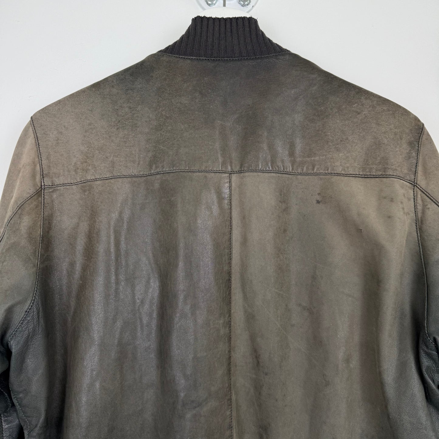 Silent by Damir Doma Washed Leather Bomber