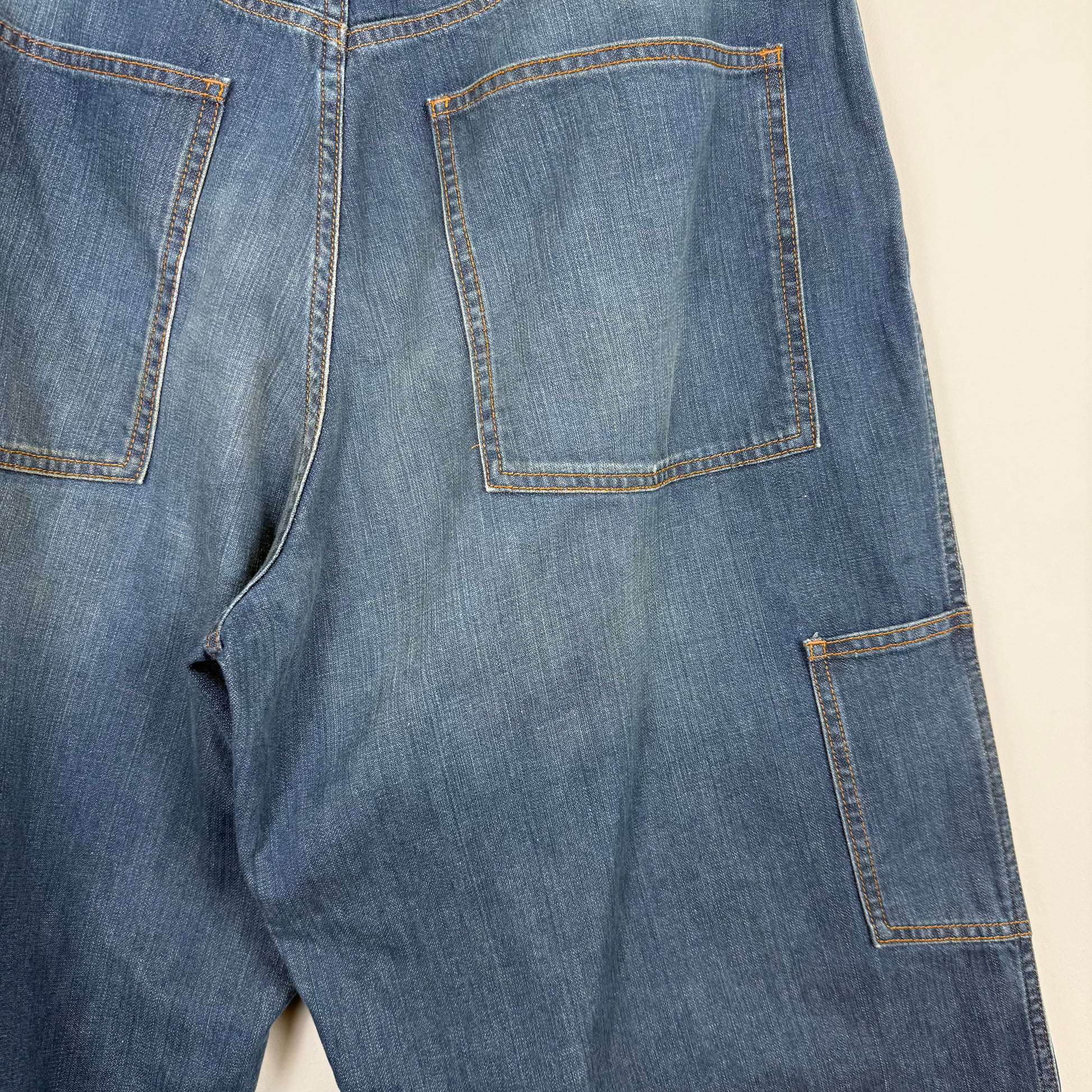Maison Margiela wide faded carpenter jeans