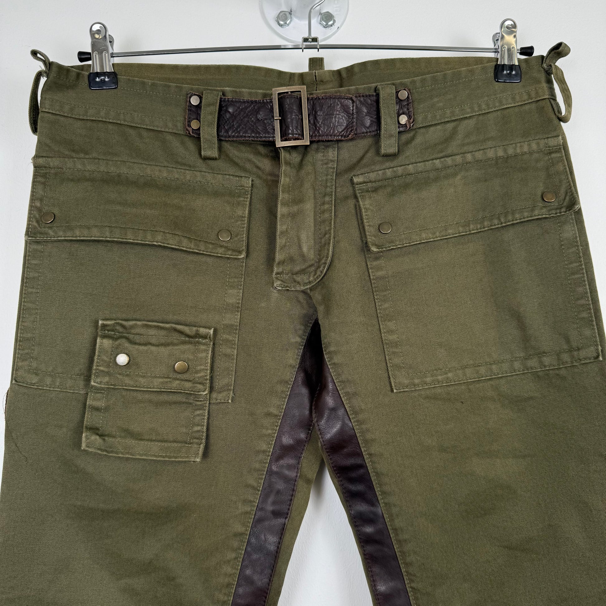 Dsquared2 Hybrid Heavy Canvas Cargo Pants (Caten Era)