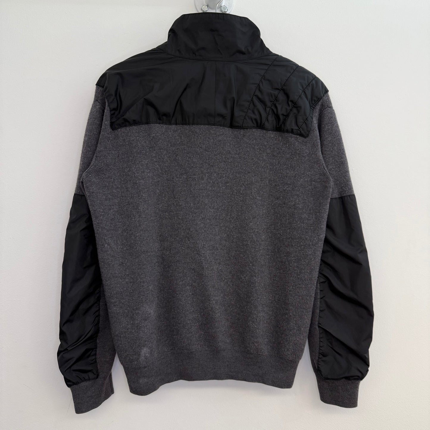 Prada Sport Linea Rossa Grey Zip-Up Fleece (ca. 2000-2005)