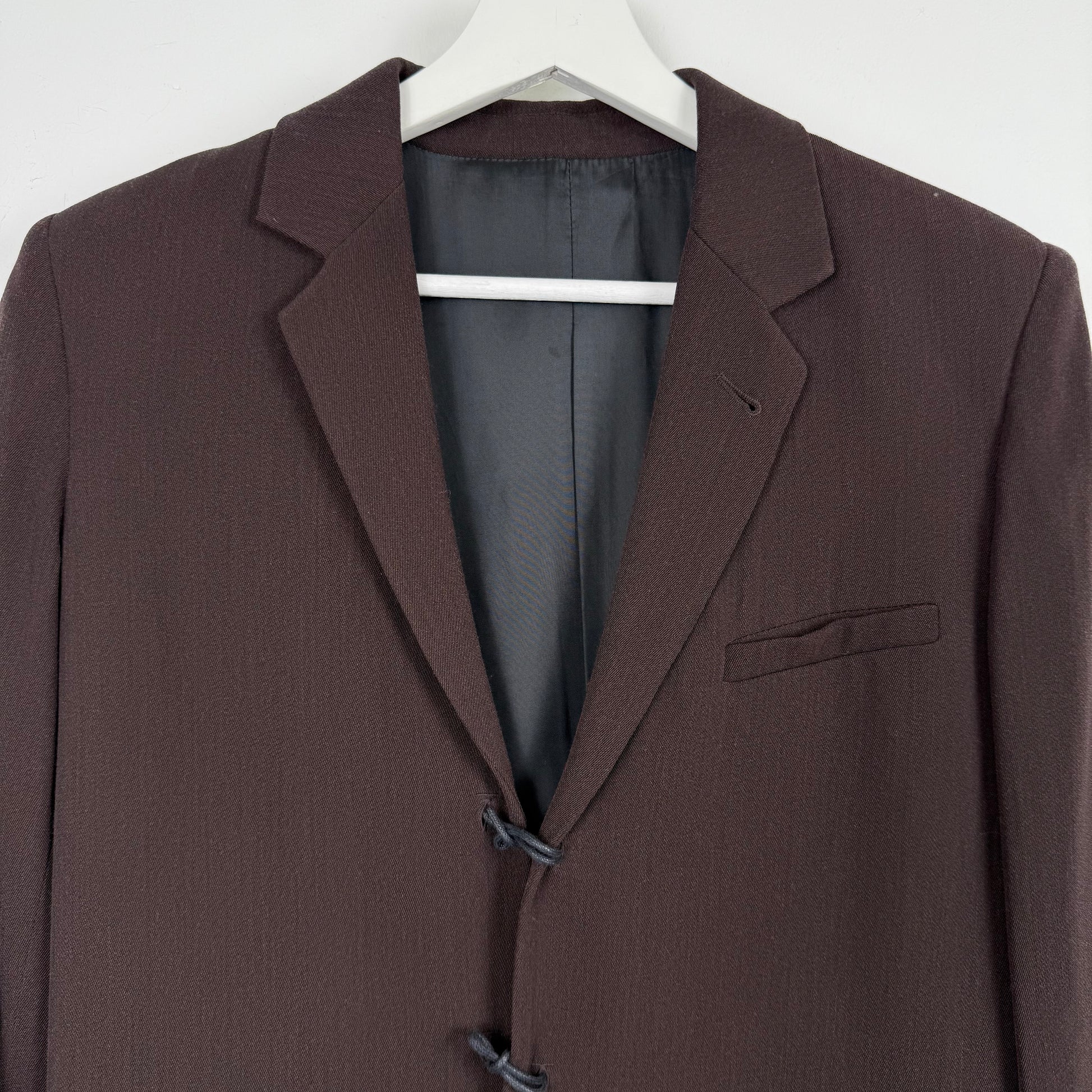 Jean Paul Gaultier Femme Cord-Fastening Wool Blazer