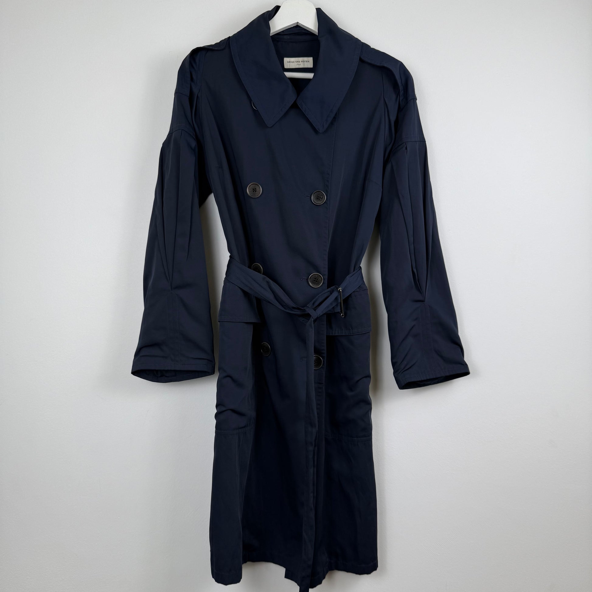 Dries van Noten Pleated Sleeve Trench Coat (Spring/Summer 2018)