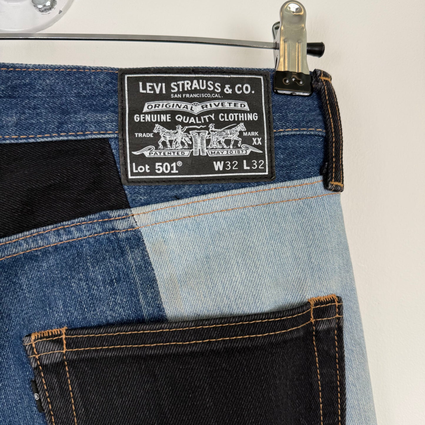 Gosha Rubchinskiy x Levi’s 501 F/W 2018 Patchwork jeans