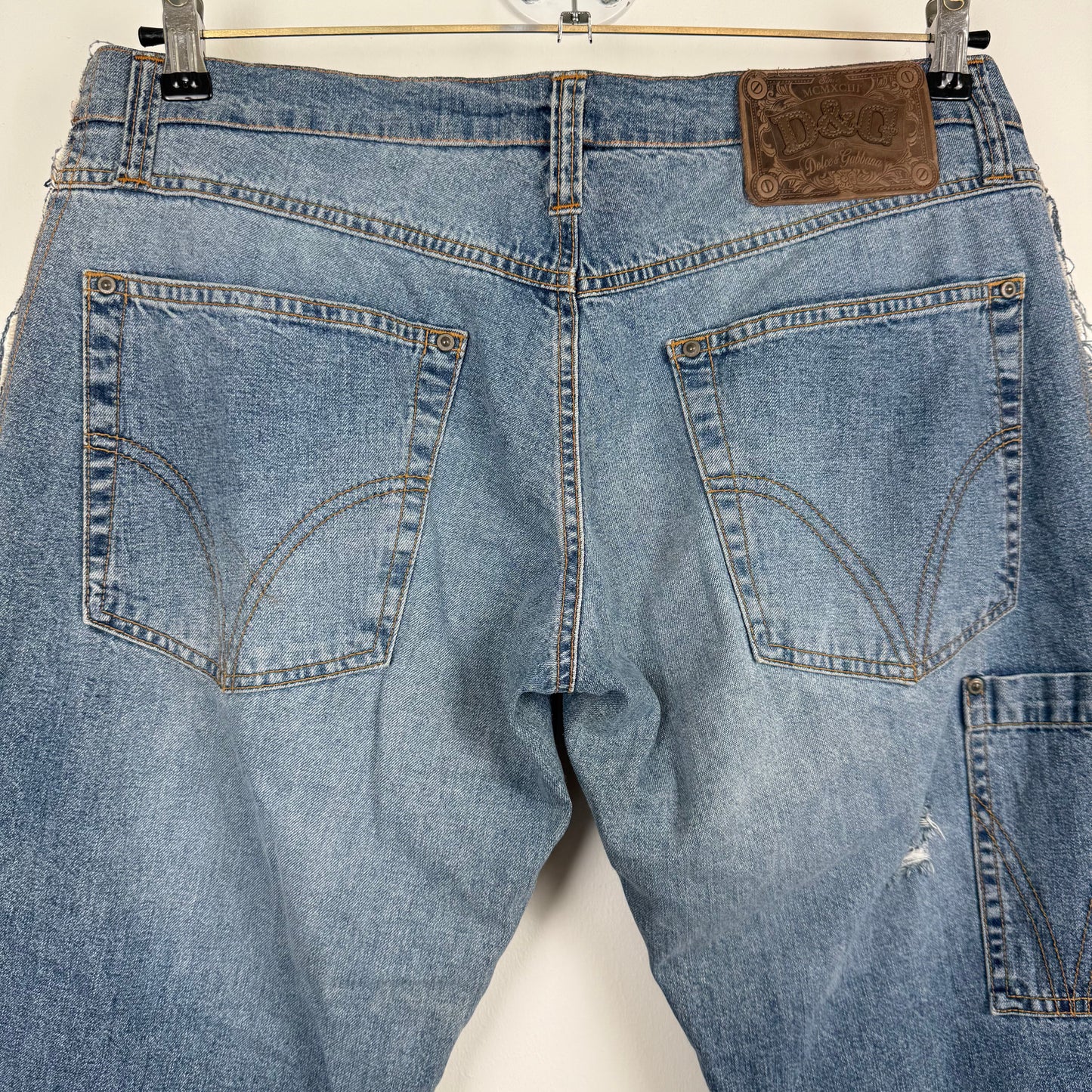 D&G Dolce & Gabbana Hybrid Corduroy-Denim Pants