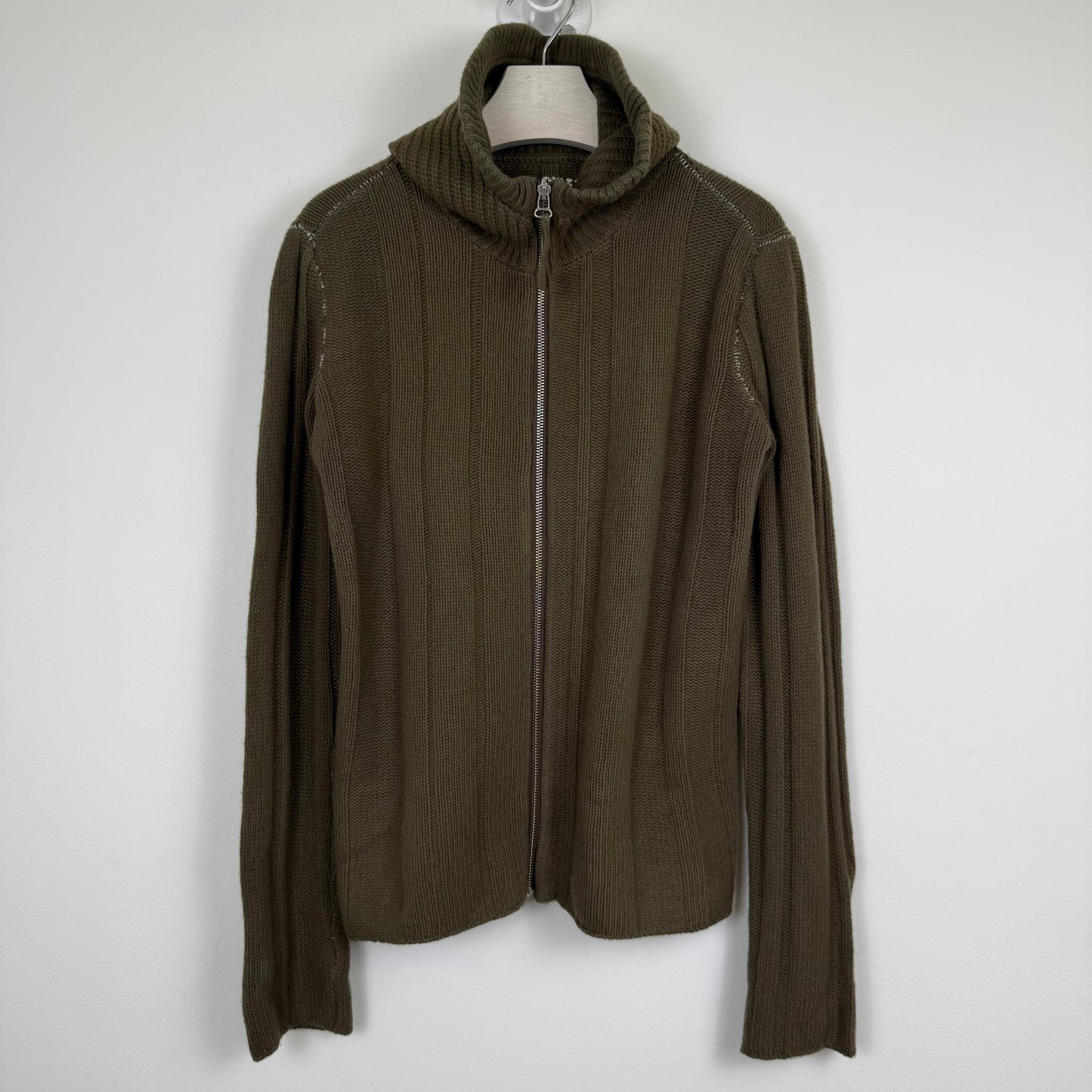 Maison Martin Margiela Line 6 Ribbed Zip Hoodie